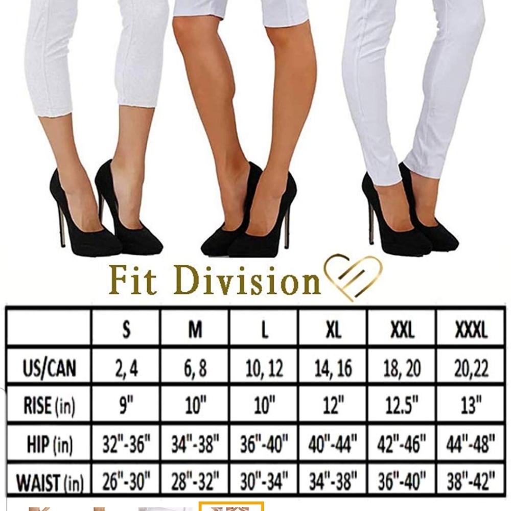 Jean Look Jeggings Slim Fit Pull Up Pants - Picture 5 of 5